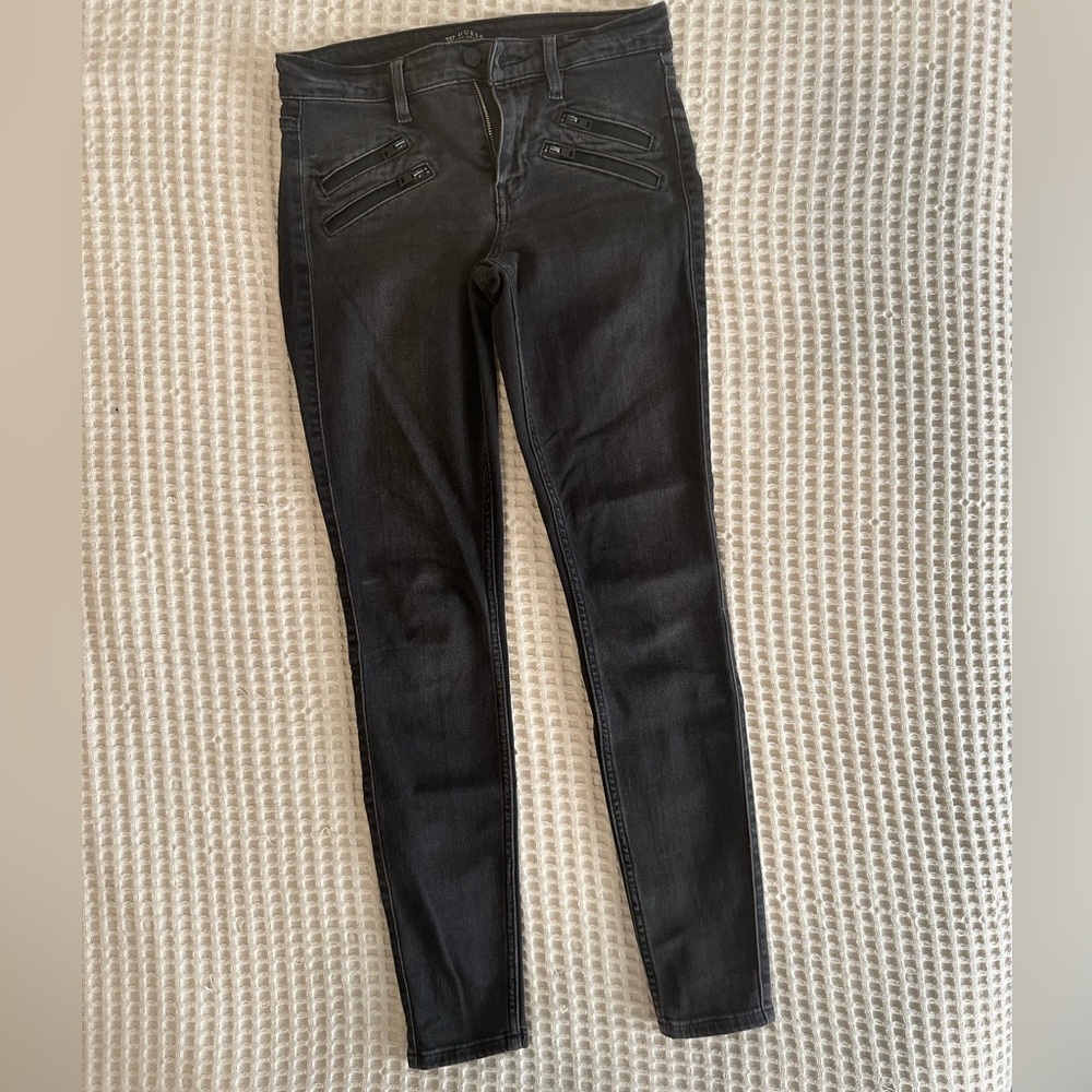 Guess Jeans with front zippers color gray